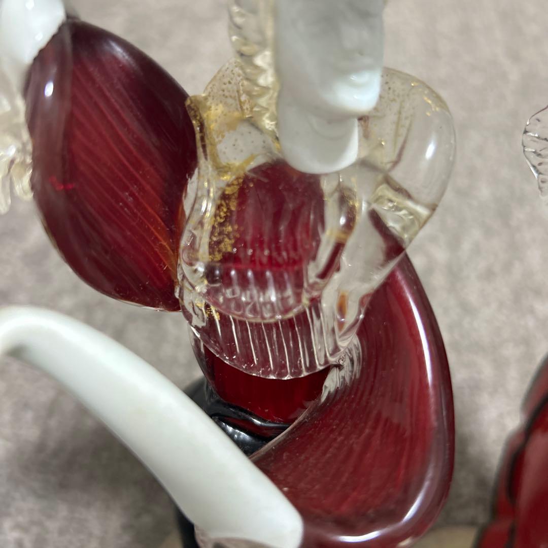 ベネチアンガラス ペアドール ムラーノガラス ダンス イタリア