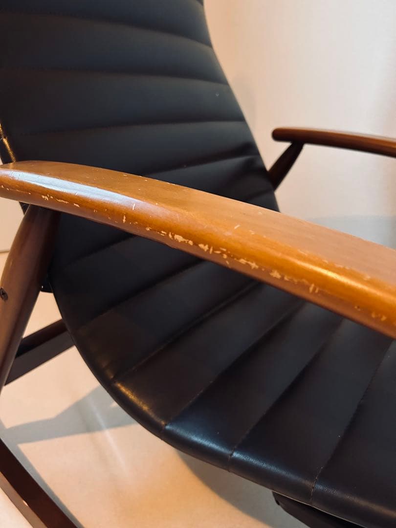 ヴィンテージ 松田家具 ロッキングチェア　フットレスト付き　ミッドセンチュリー