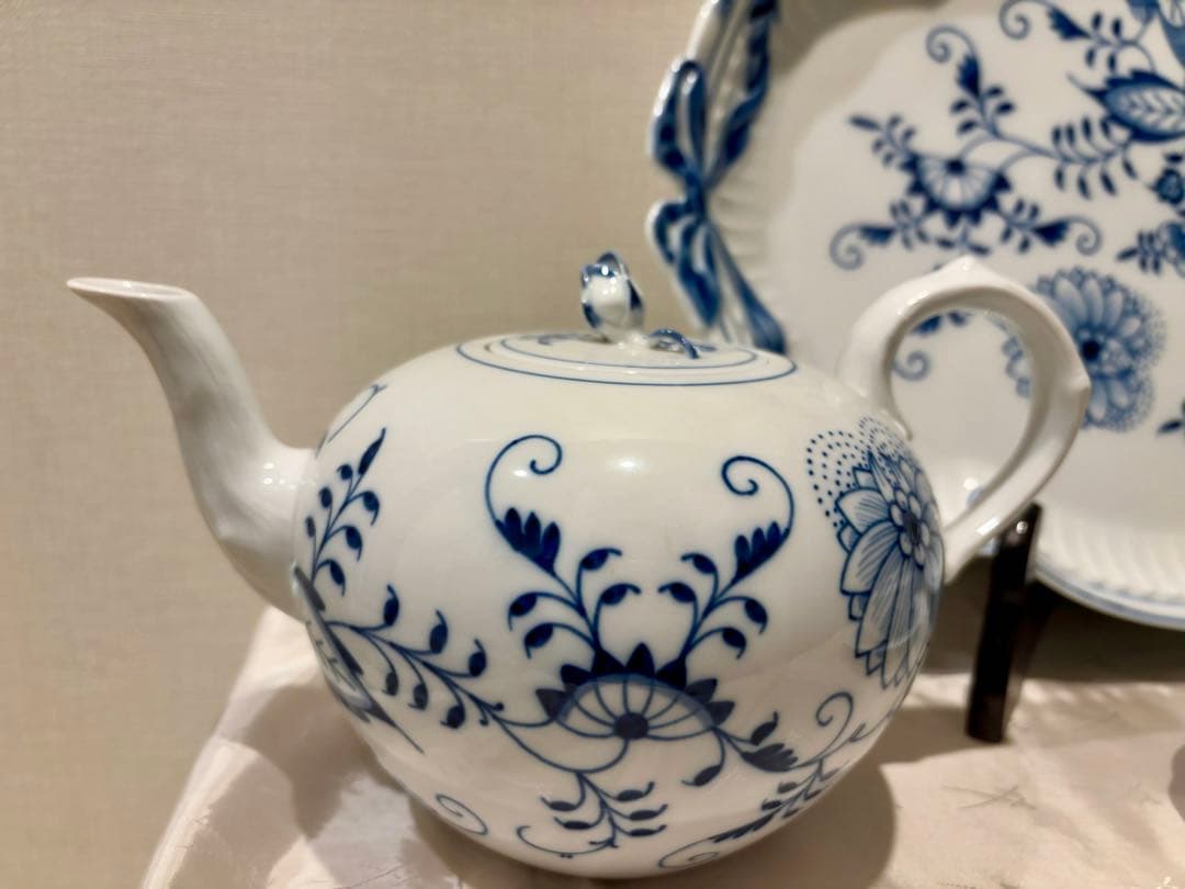 マイセン ブルーオニオン ティーセット