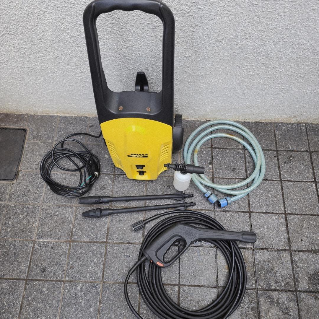 ヒダカ 高圧洗浄機 HK-1890 イエロー（60Hz地域用　西日本）