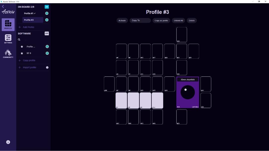 Azeron Cyborg2 ゲーミングキーパッド 左手用デバイス