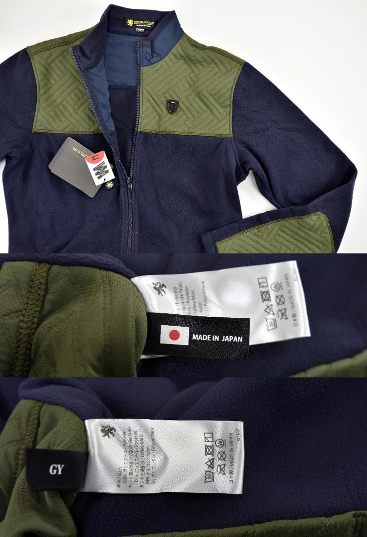 KAPELMUUR エシカル フリース ジャケット size:L ネイビー