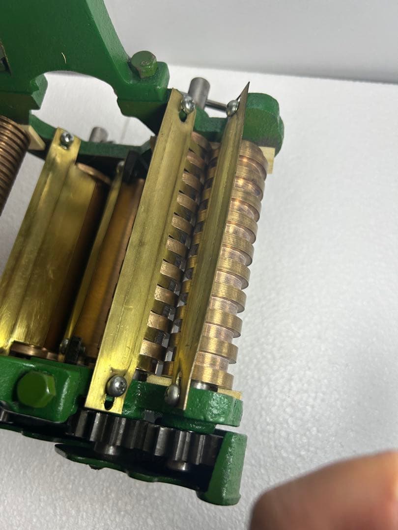 在庫処分セール　小野式製麺機2型　両刃　2.2mm&6.3mm切刃 レストア済