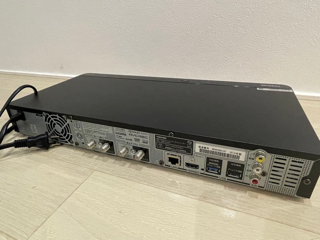 【ジャンク品•故障】東芝 REGZA DBR-M3007 時短タイムシフトマシン