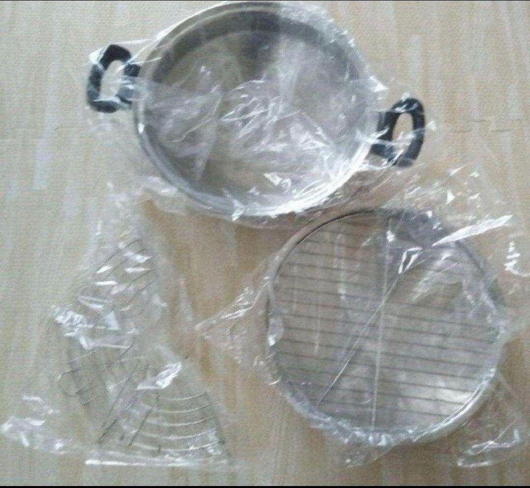 専用amwayほとんど未使用アムウェイ 網付き 2024年製　ウォック 鍋 @