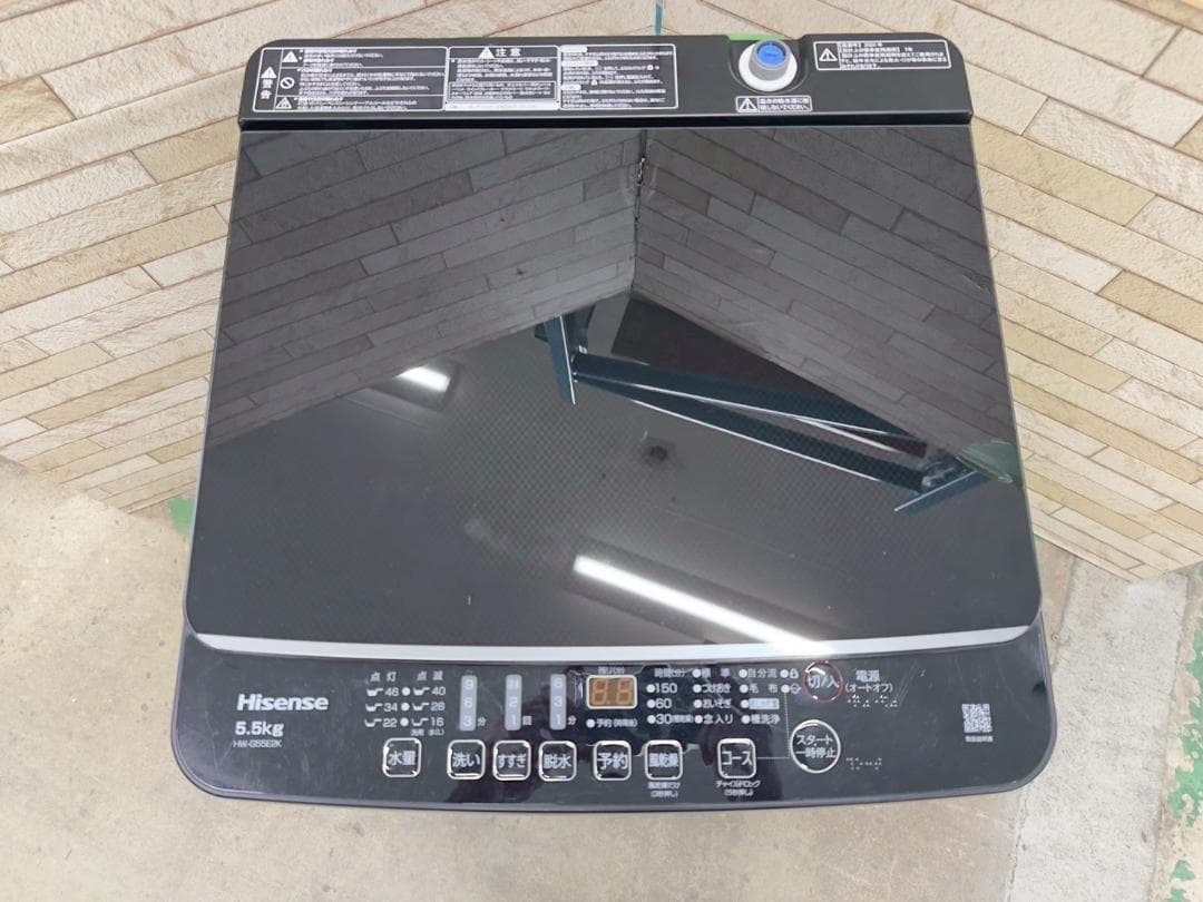 大阪送料無料★3か月保障付き★洗濯機★2024年★HW-G55E2K★IS836
