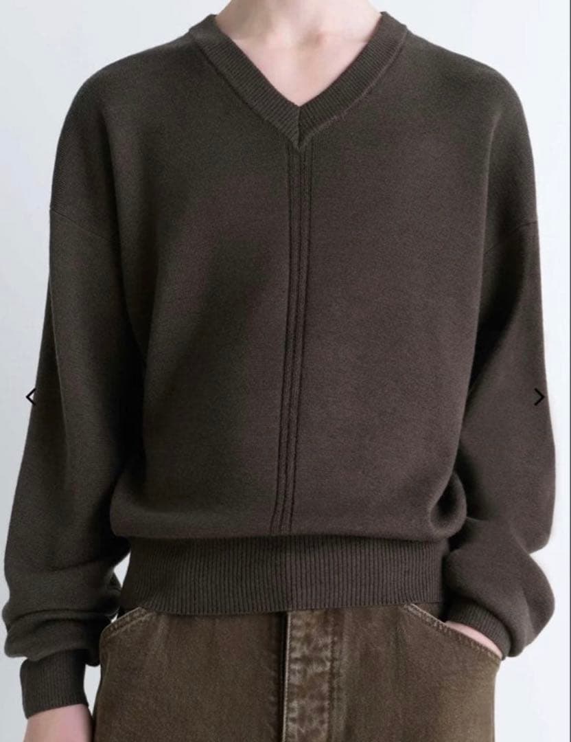 lemaire vネック セーター ルメール