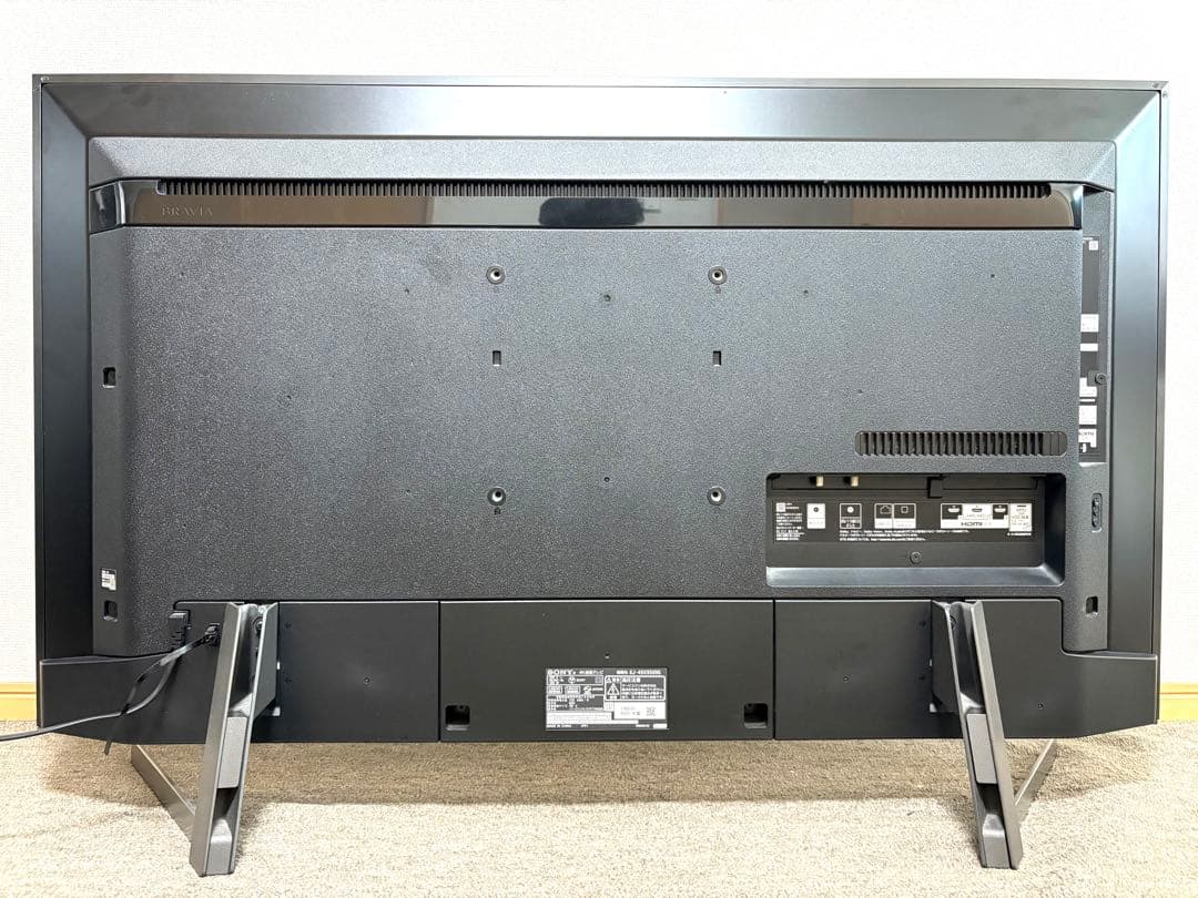 【ケン 】4K液晶テレビ KJ-49X9500G テレビ裏ラック付