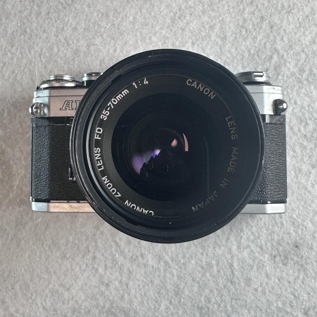 稼働品・美品】 キヤノン Canon AE-1 ＋ FD 35-70mm 1:4