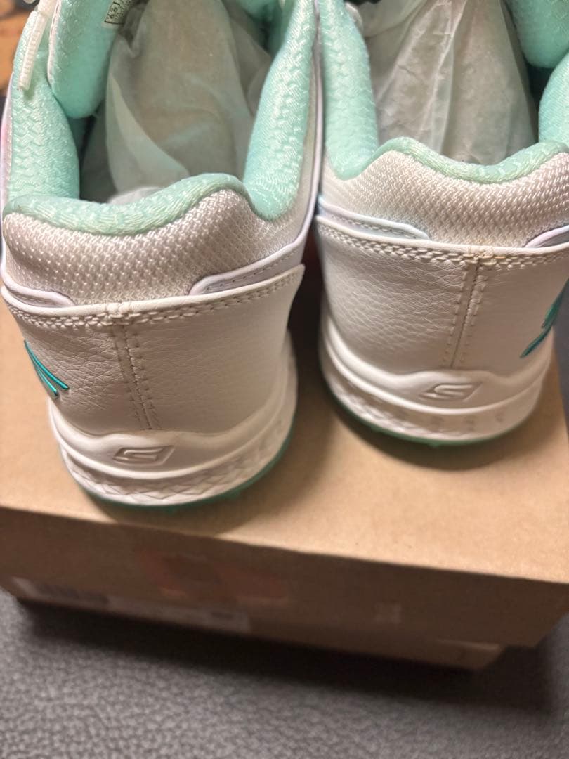 SKECHERS GO GOLF ゴルフシューズ ホワイト/ミント