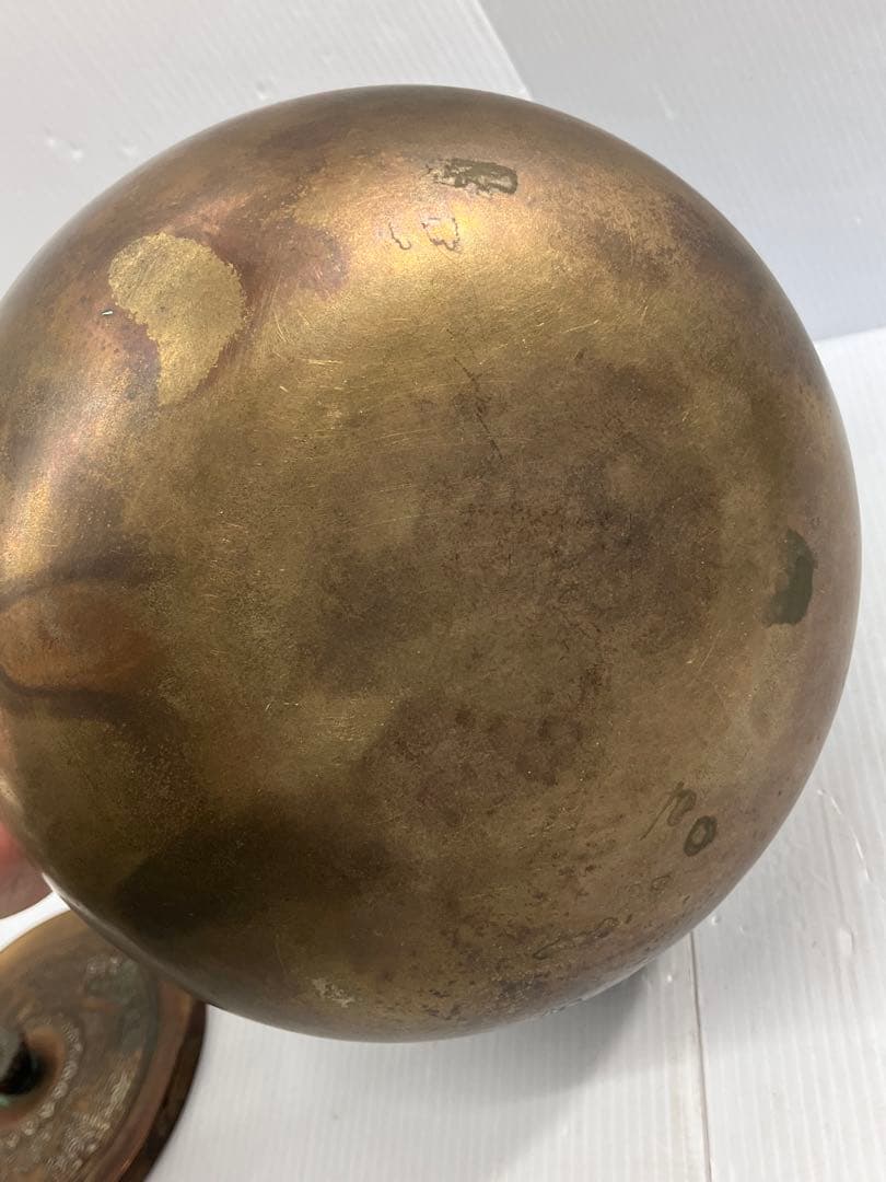 【時代物】銅製 薬缶 水注 湯沸 煎茶道具 毛彫 花文 唐草 骨董品
