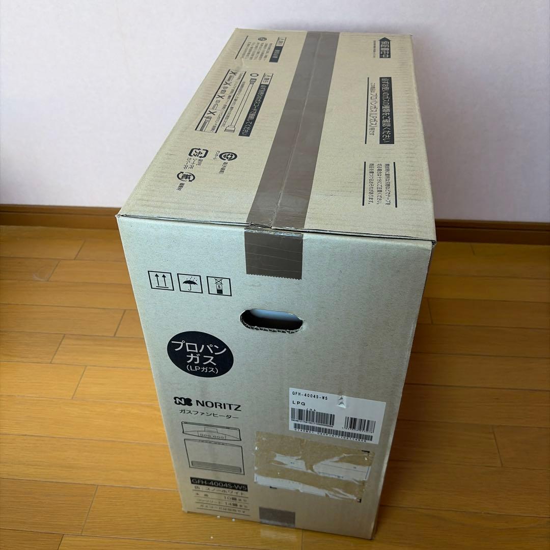 〈価格交渉OK〉 新品未使用ノーリツガスファンヒーター GFH-4004S-W5