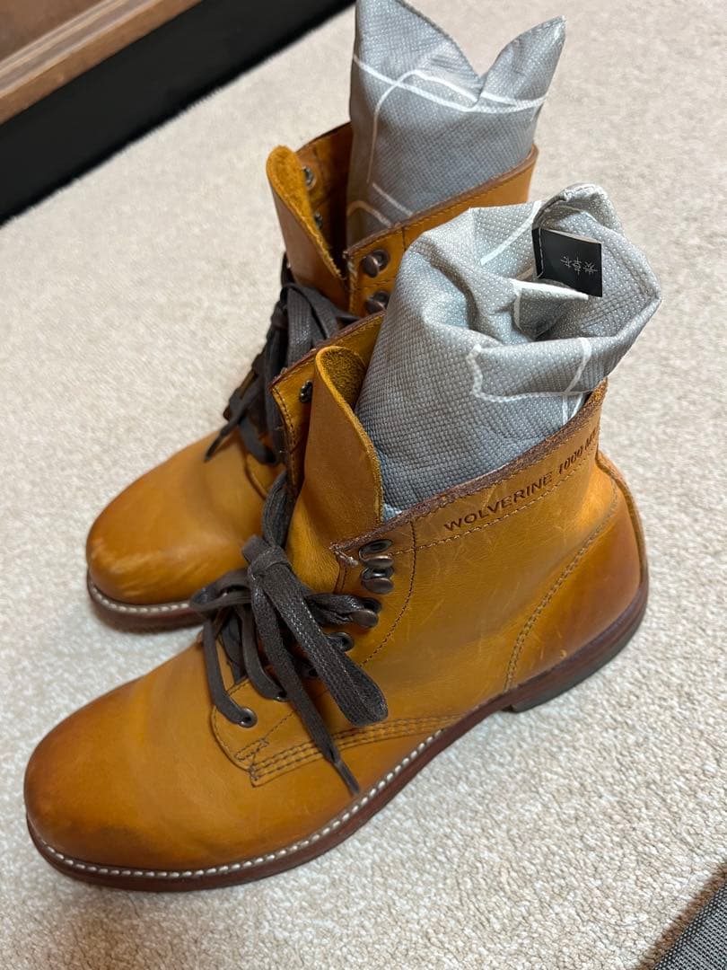 ウルヴァリン Wolverine 1000 Mile ブーツ ブラウン