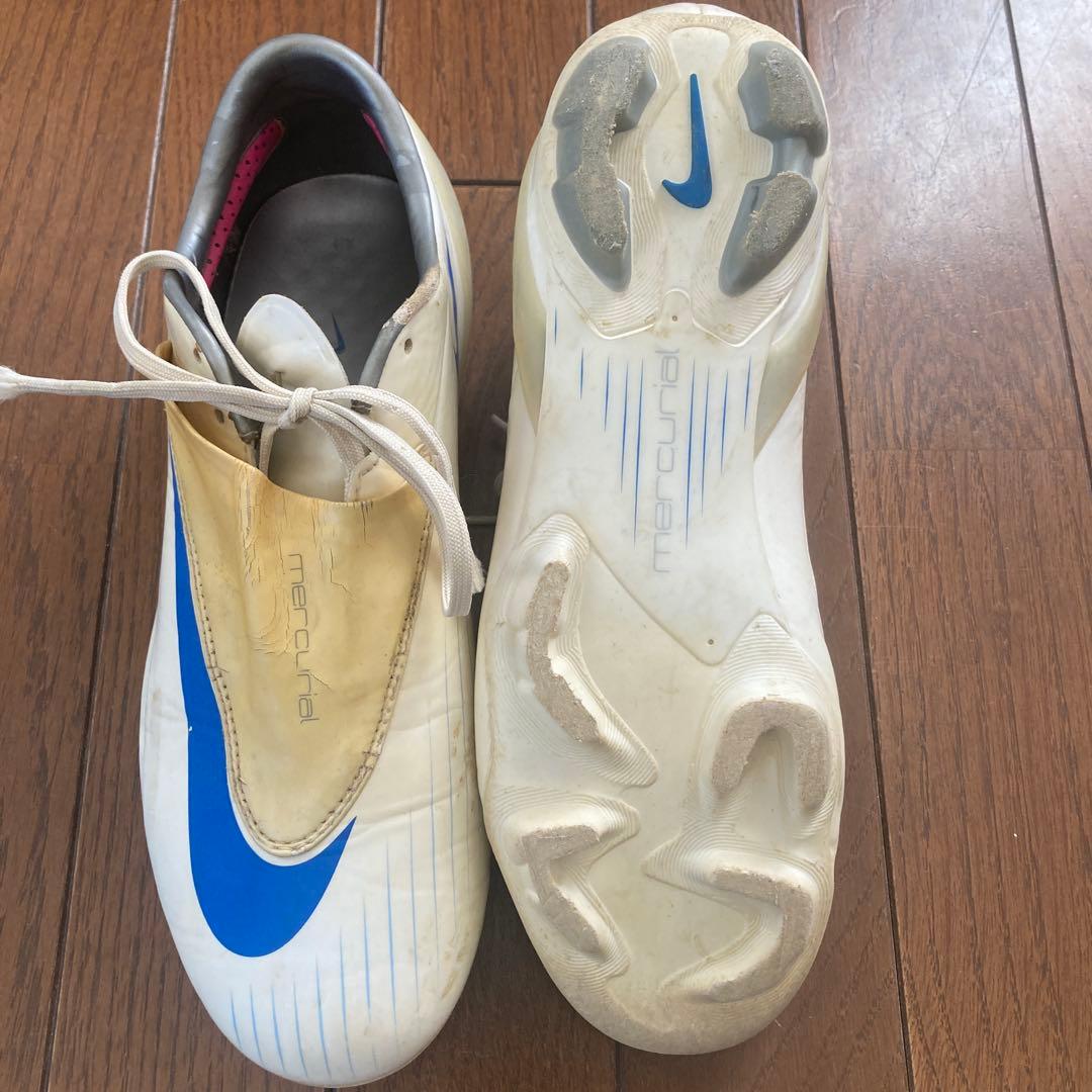 Nike マーキュリアルⅣ HG ホワイト/ブルー