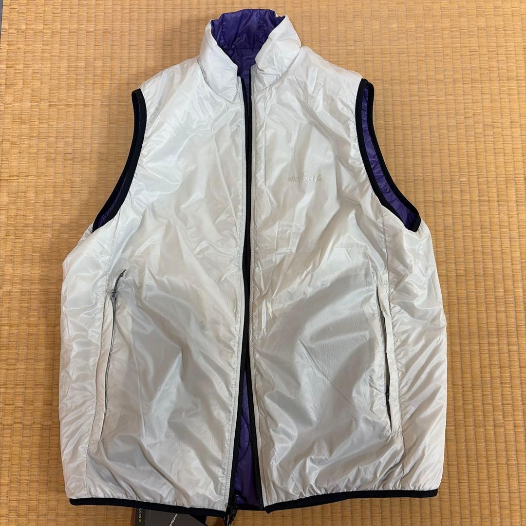 ワイルドシングス　リバーシブルビレイベスト　　 Lサイズ　パープル✖️グレイ