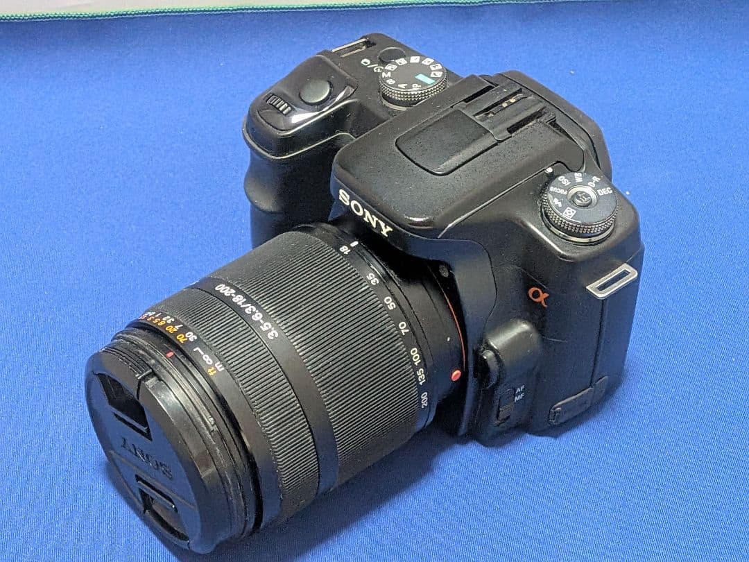 即購入可 完動品SONYデジ一眼カメラ6点セットα100DSLRA100