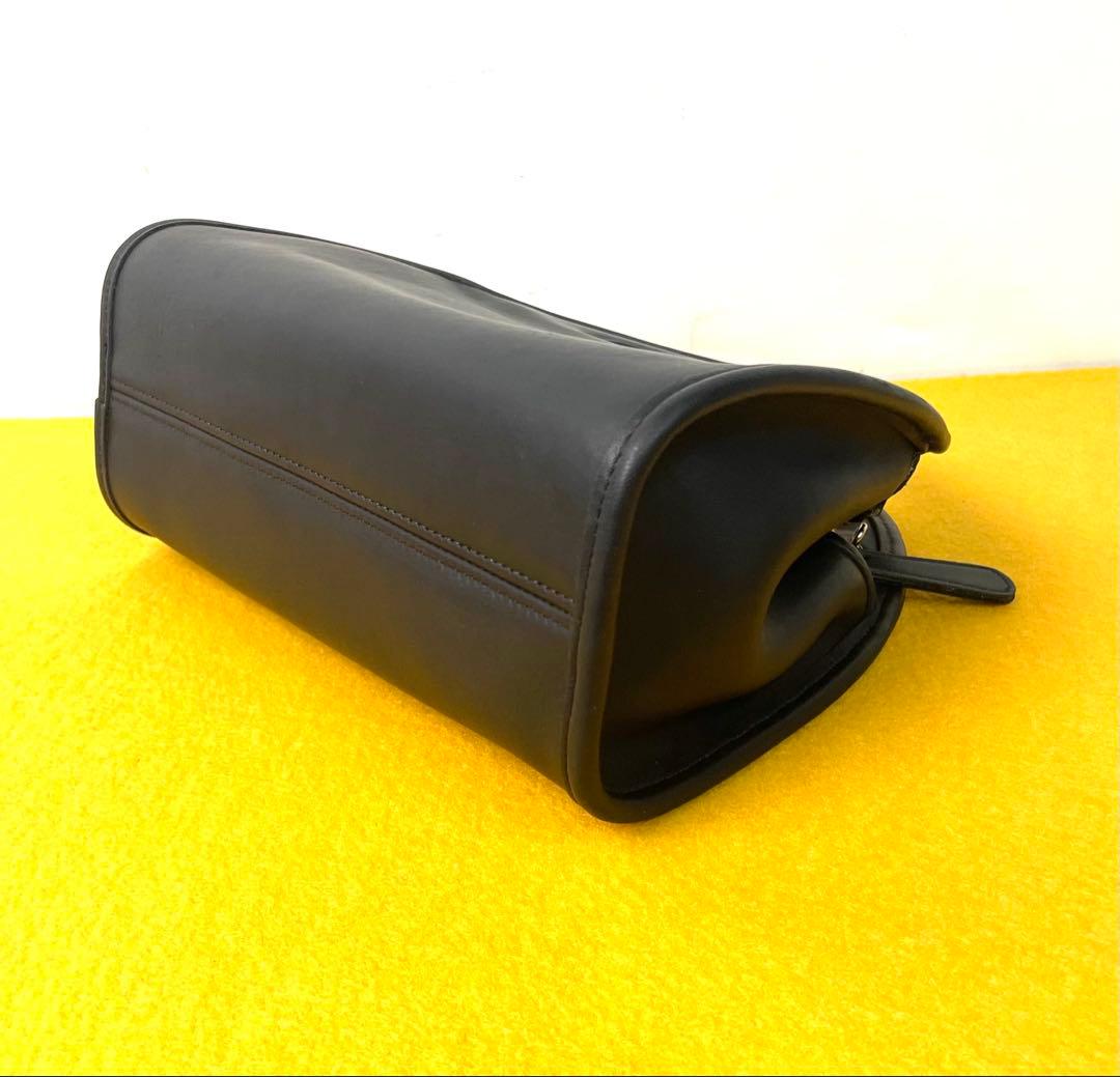 ●OLD COACH 9942 ハーフムーン 2way バッグ ブラック●