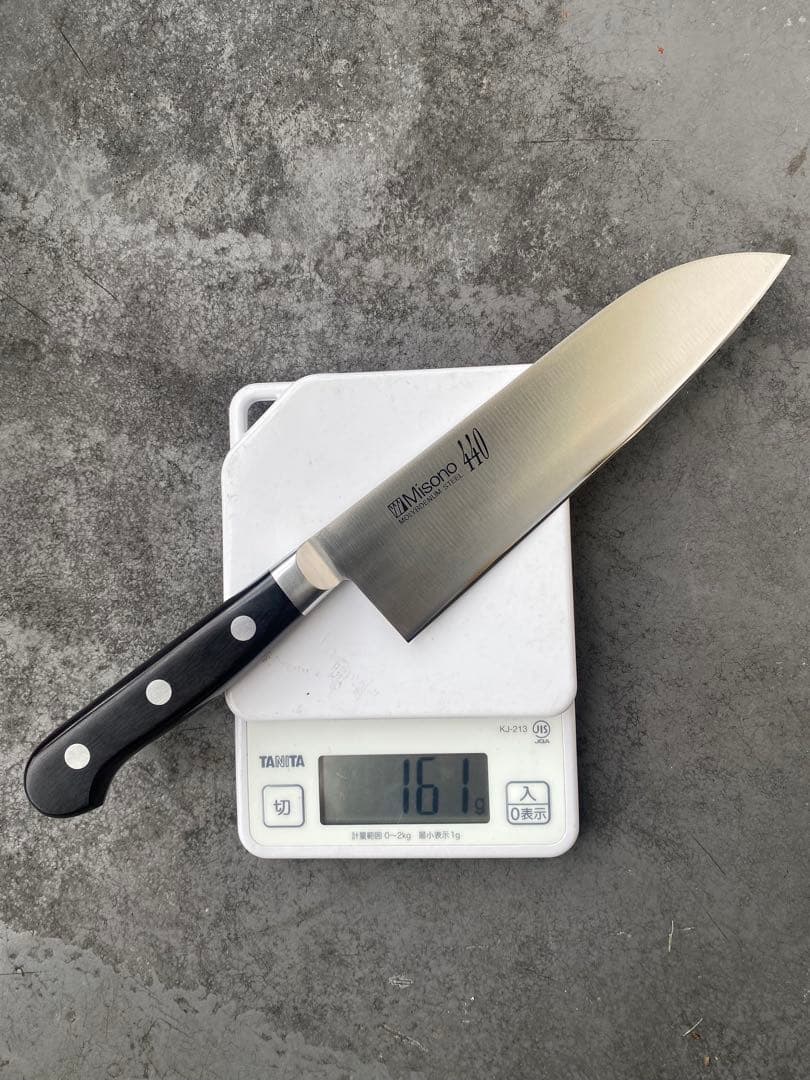 1本 ミソノMISONO 440 三徳 180mm 和包丁 180mm