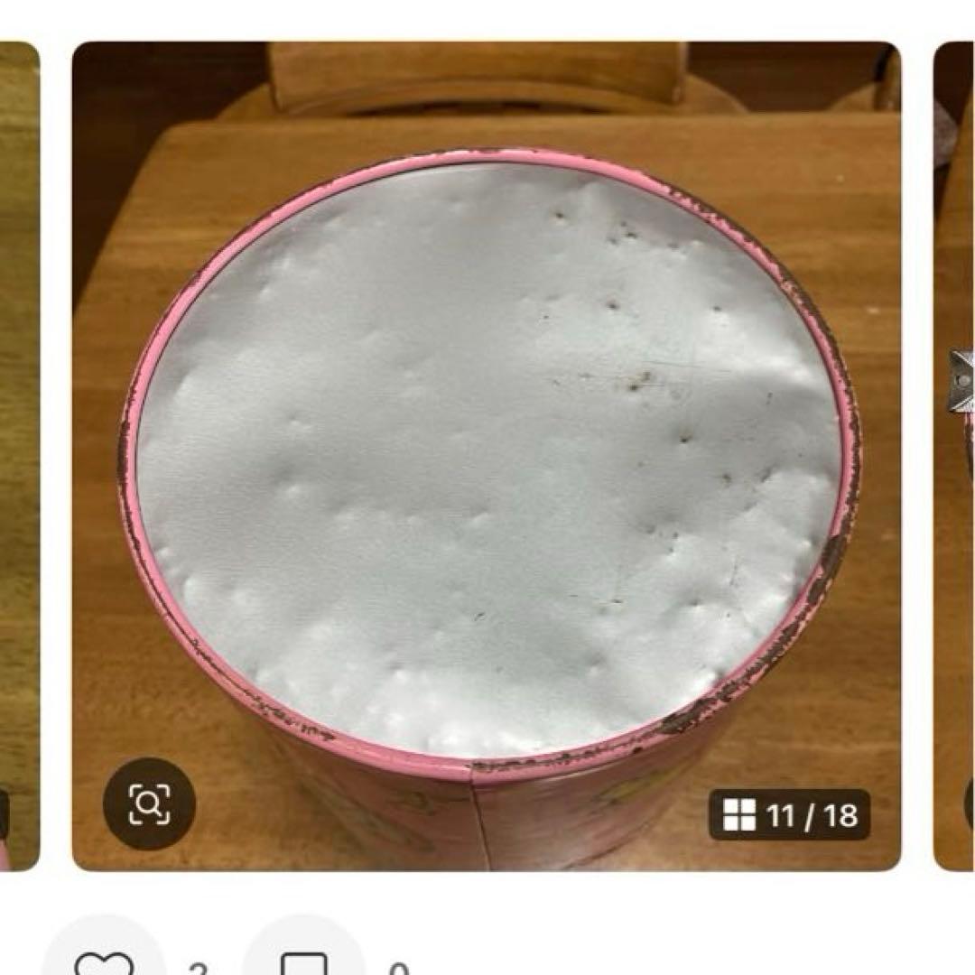 サンリオ　キキララ　（ジャンク品）ゴミ箱　レトロ〜同梱3000円