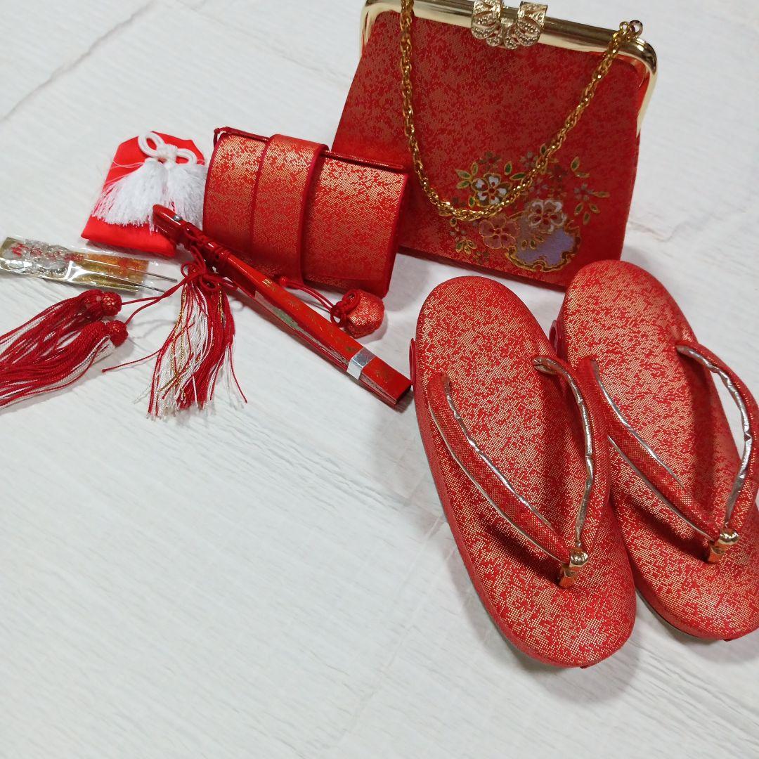 七五三、3歳用絞り着物 フルセット