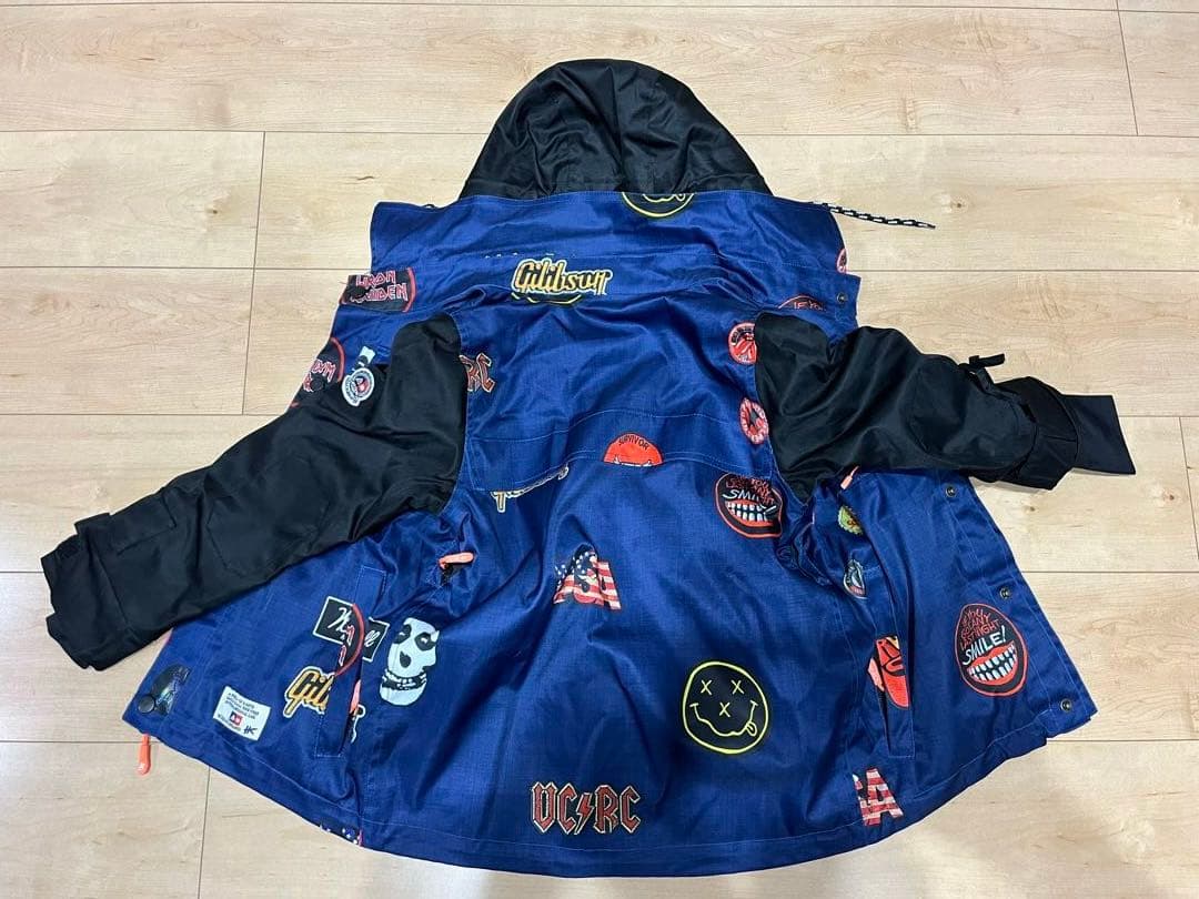 SCREAM 子供用スノーボードウェア ネイビー/グレー