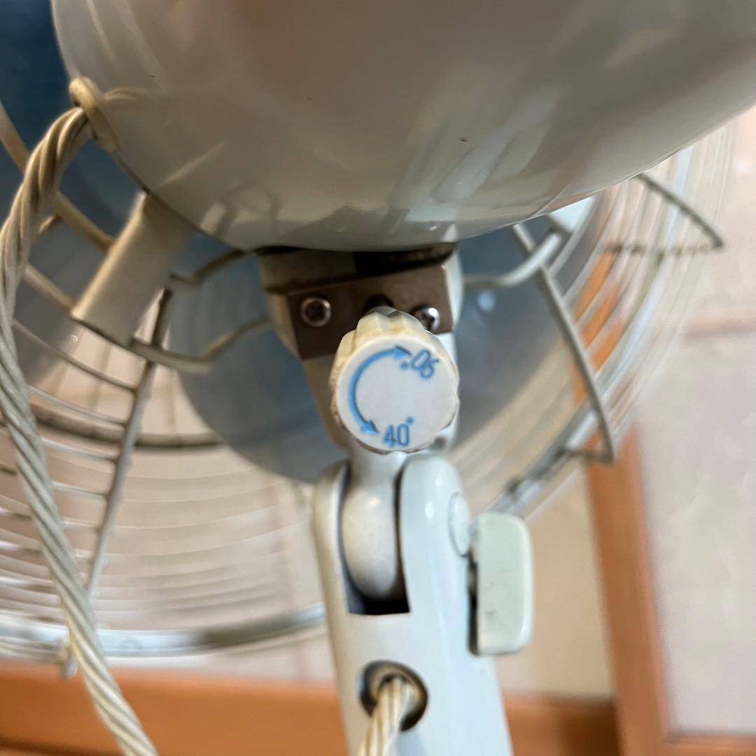 N*g様 昭和レトロ　ナショナル扇風機　水色30cm　ファン