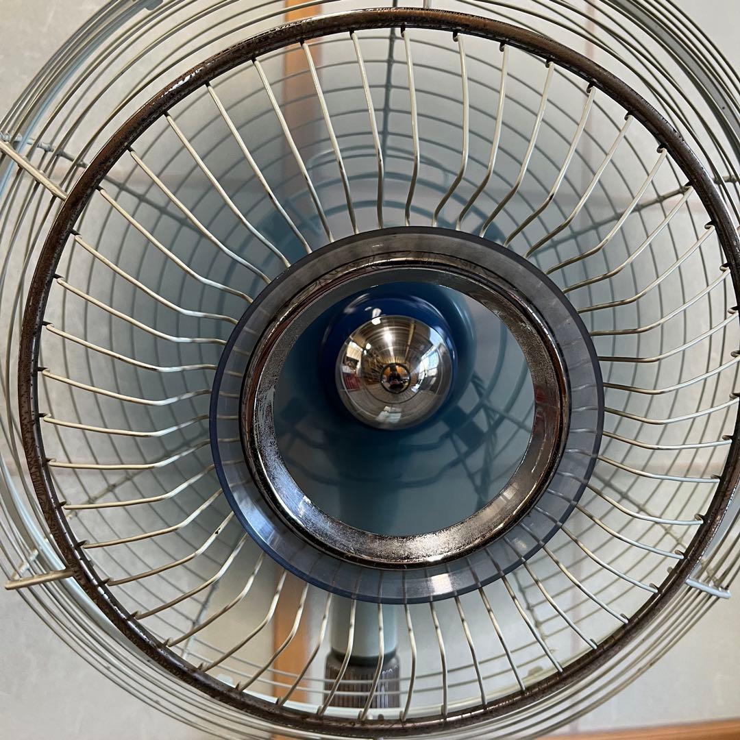 N*g様 昭和レトロ　ナショナル扇風機　水色30cm　ファン