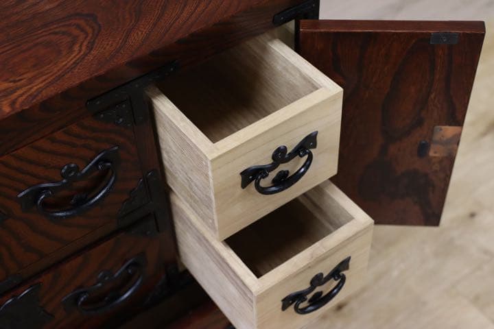 GMFK323○岩谷堂箪笥 車箪笥 チェスト 整理箪笥 和モダン 古民家 レトロ