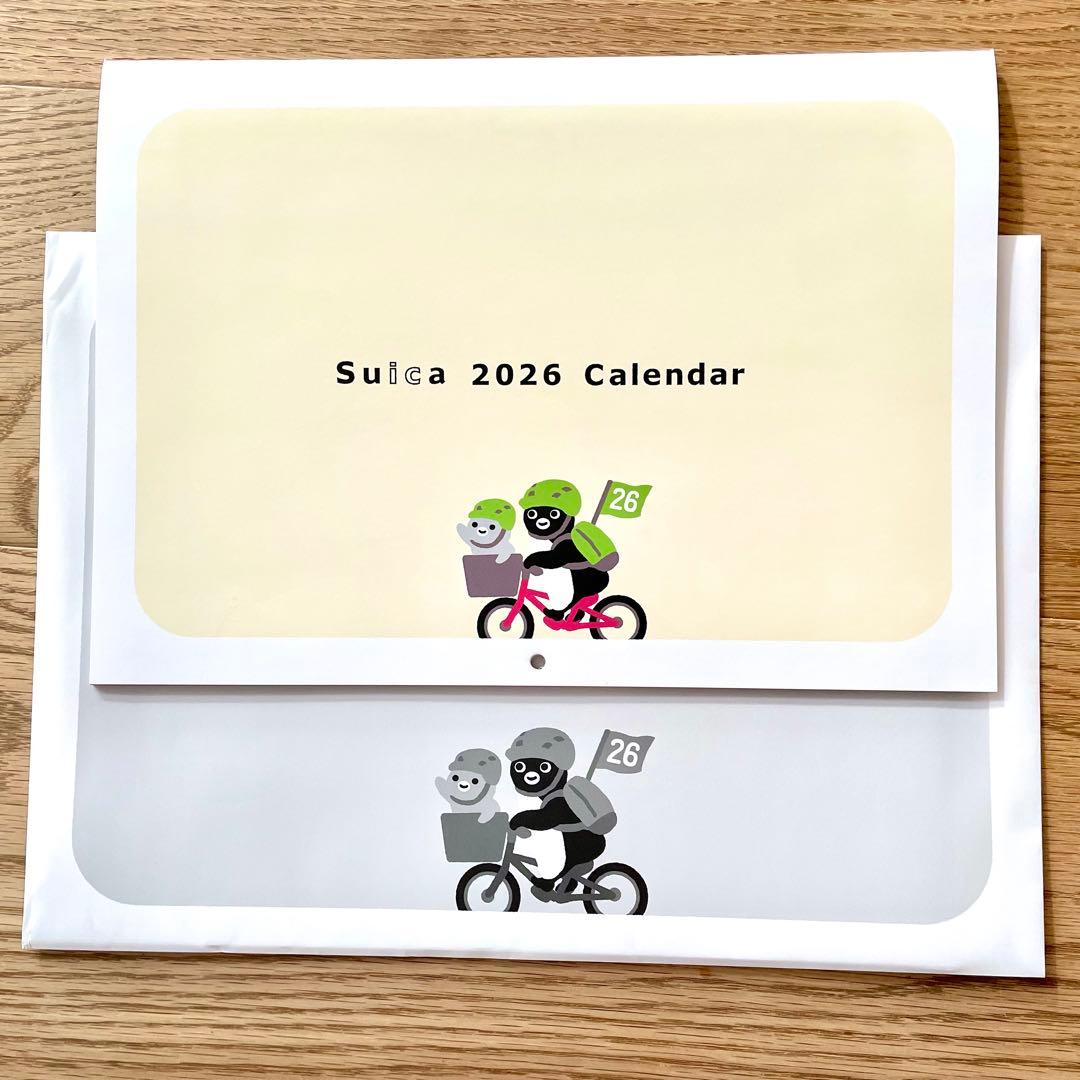 Suica 2026 Calendar 壁掛けカレンダー スイカペンギン