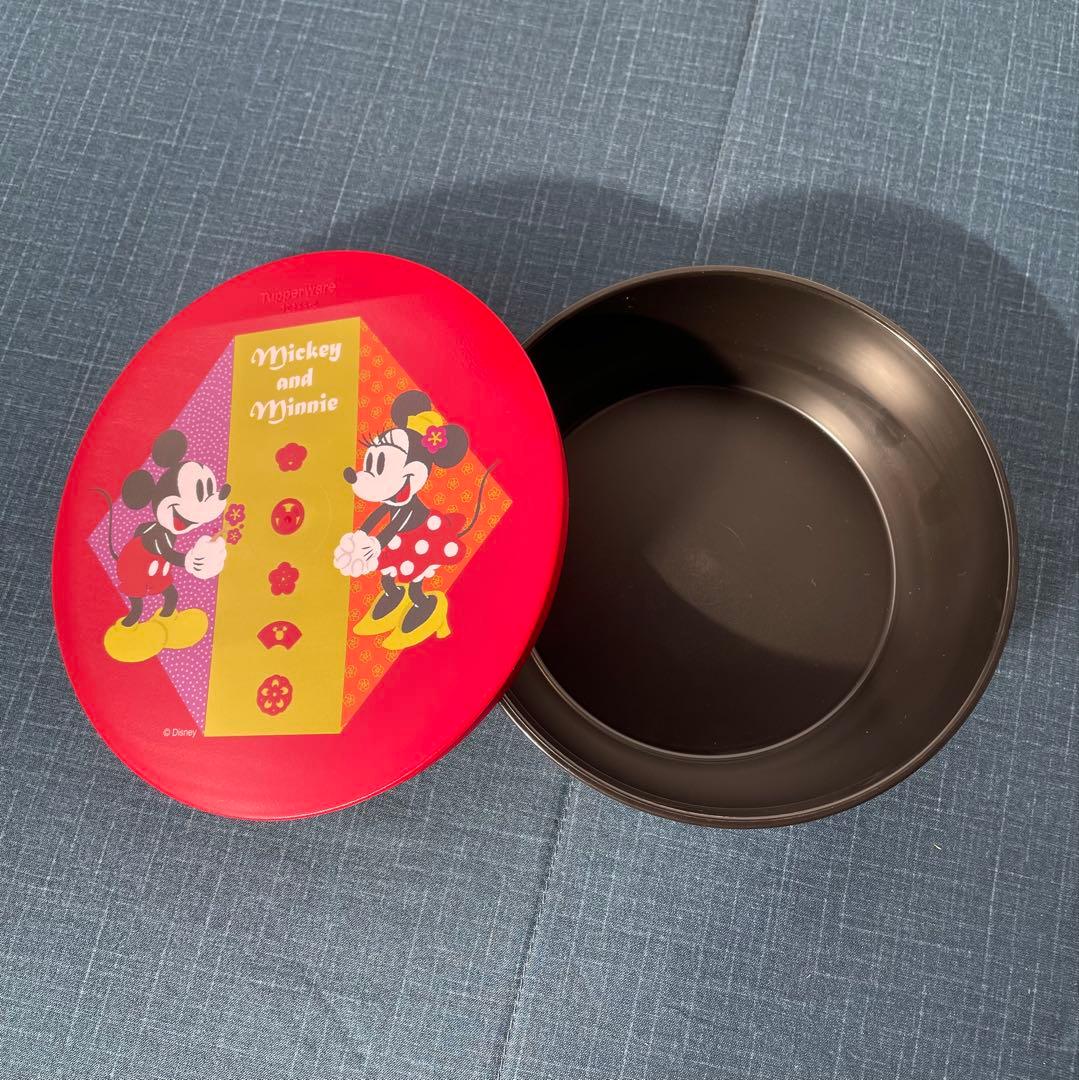 タッパーウェア　ミッキー　重ねうつわ　ラウンド　スクエア　ディズニー