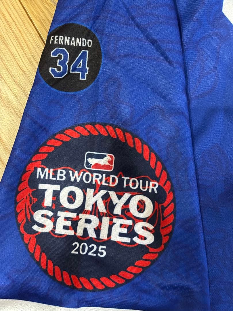 ⭐️期間限定価格⭐️【限定非売品】大谷翔平 ビジターサインユニフォーム　青　デコピン