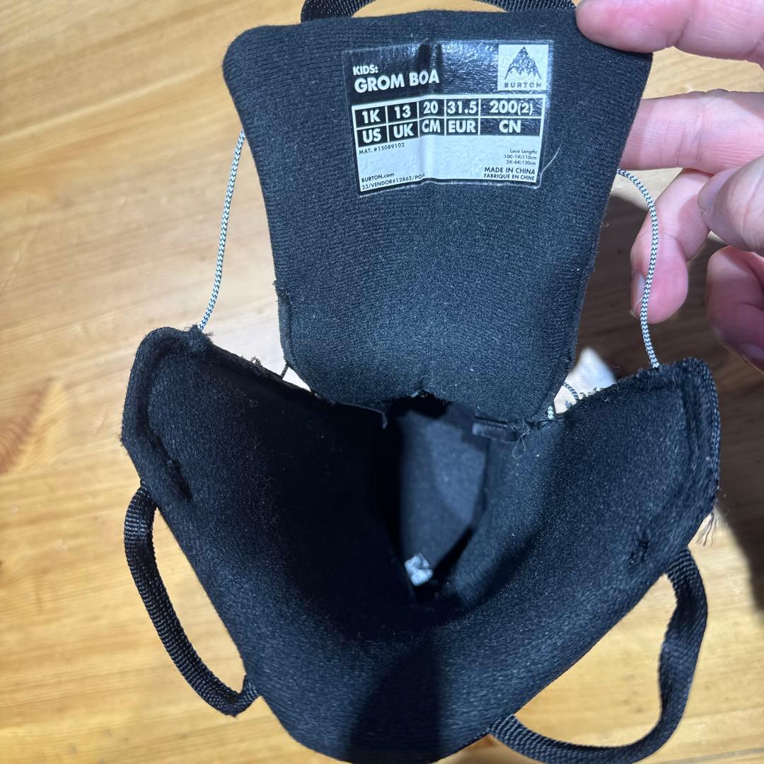 美品)子供用スノーボードブーツ GROM BOA 20cm
