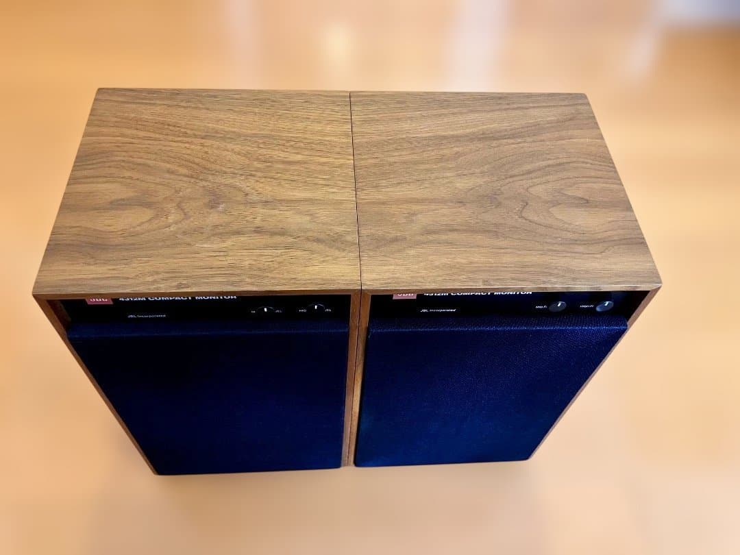 JBL 4312M コンパクトモニター　Fosi Audio BT10A アンプ