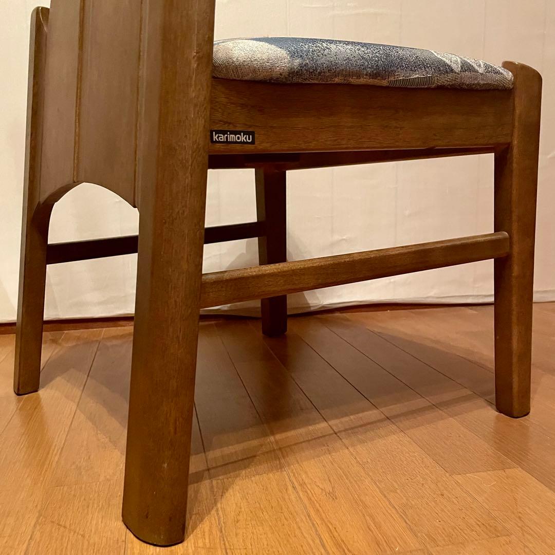 【karimoku】食堂椅子CT6255TP(2001年生産)No.4