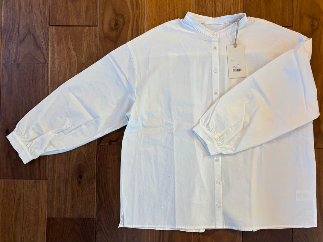 「しろくま」休日と詩　アコーディオンブラウス