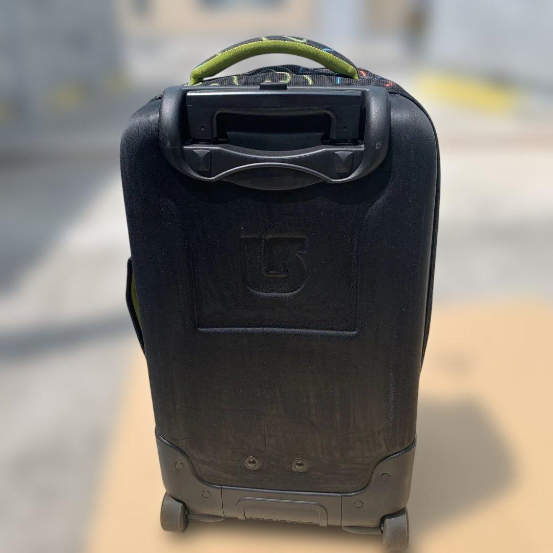 Burton キャリーバック　キャリーケース　カバン付き　ネオン柄　バートン