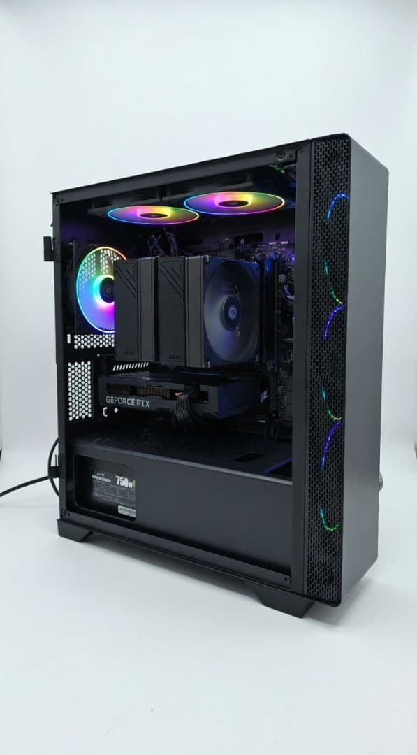 【Ryzen7 7800X3D RTX4060Ti】ミドルタワーPCケース