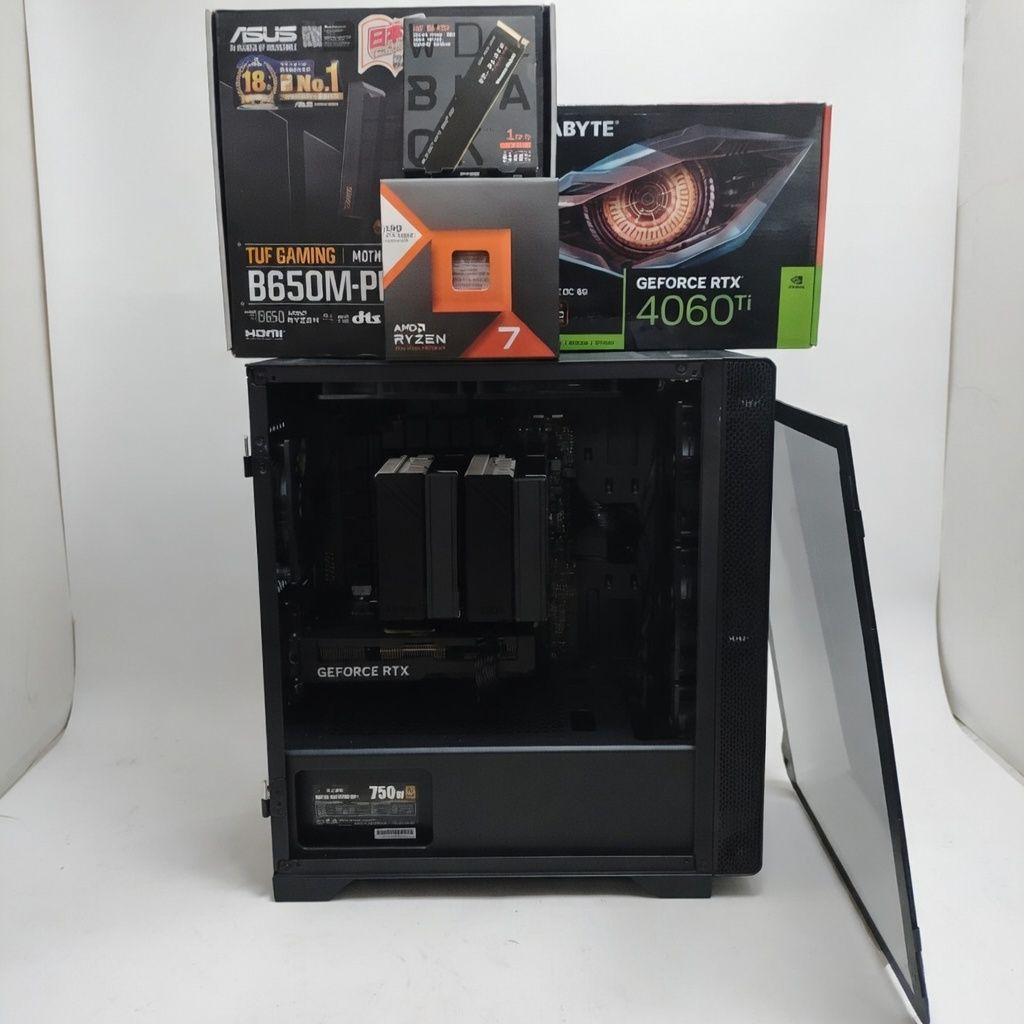 【Ryzen7 7800X3D RTX4060Ti】ミドルタワーPCケース