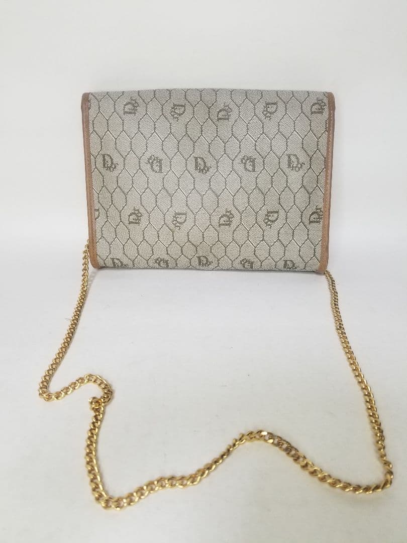 クリスチャン・ディオール ハニカムパターン チェーンショルダーバッグ