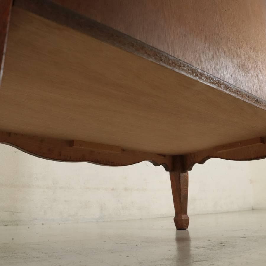 値下三越家具ブルージュ ライティングビューロー オーク無垢 英国アンティーク調