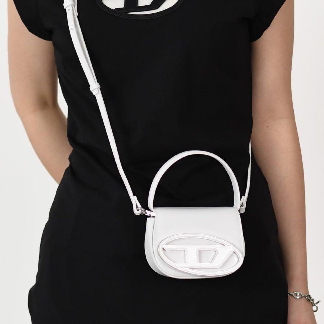 DIESEL 1DR ショルダーバッグ XS ホワイト 2way