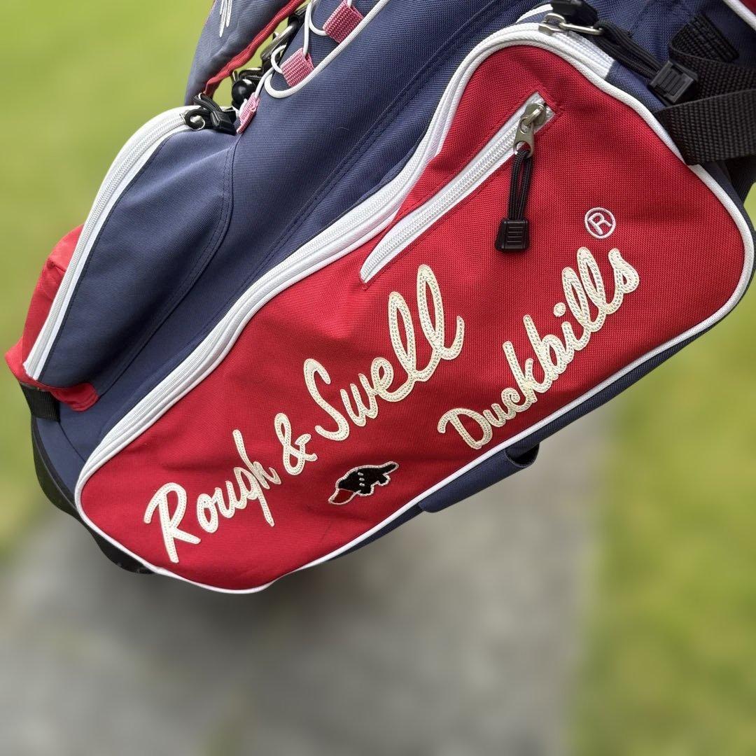 お洒落 大人気 ラフ&スウェル スタンド式キャディーバック・ヘッドカバー(4個)