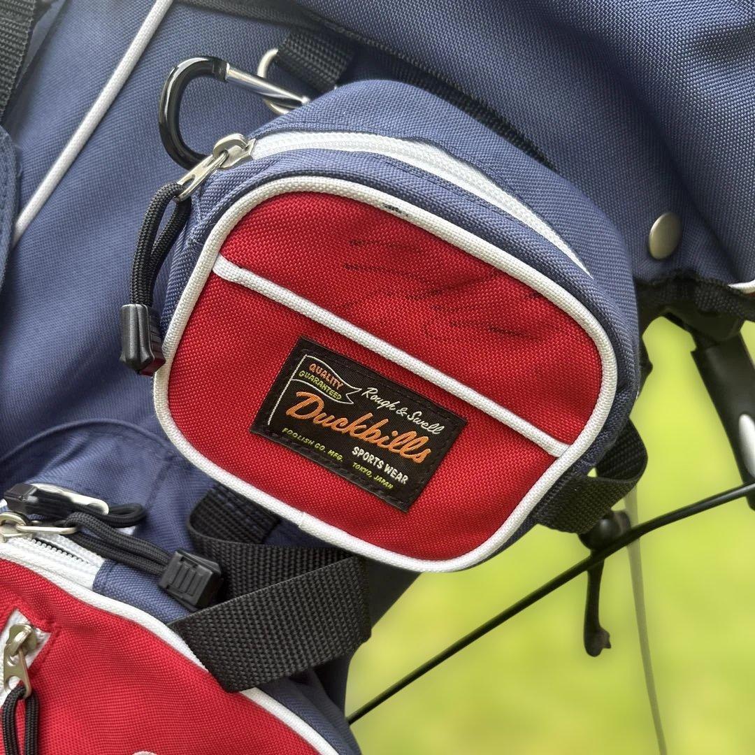 お洒落 大人気 ラフ&スウェル スタンド式キャディーバック・ヘッドカバー(4個)