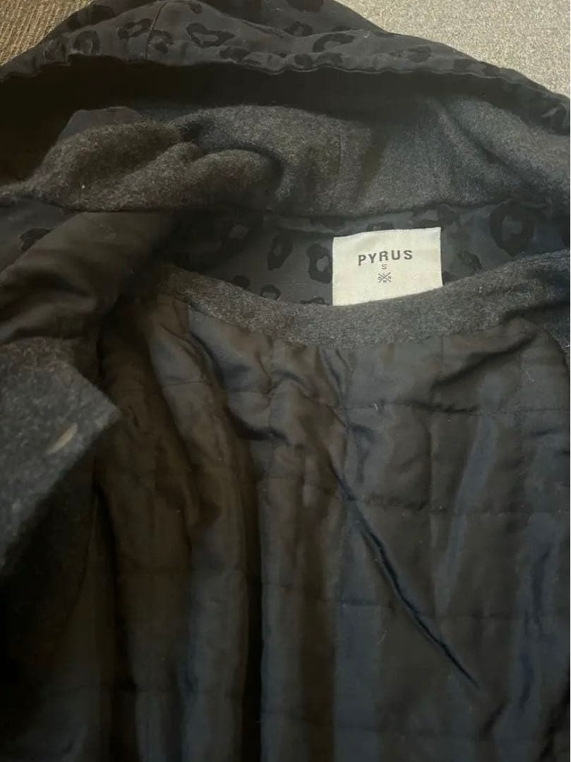 ⭐️⭐️希少◆未使用◆ 定価70000円◆PYRUSレザー付き2wayコート