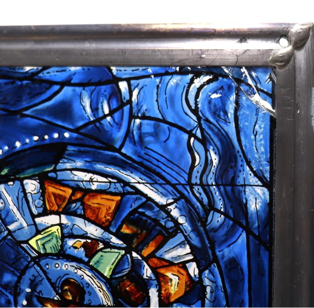 マルク・シャガール 大型ヴィンテージ ステンドグラス アメリカウィンドウズ3/4