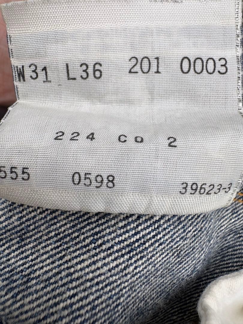 90s LEVIS201XX made in usa 1998 ヒロ