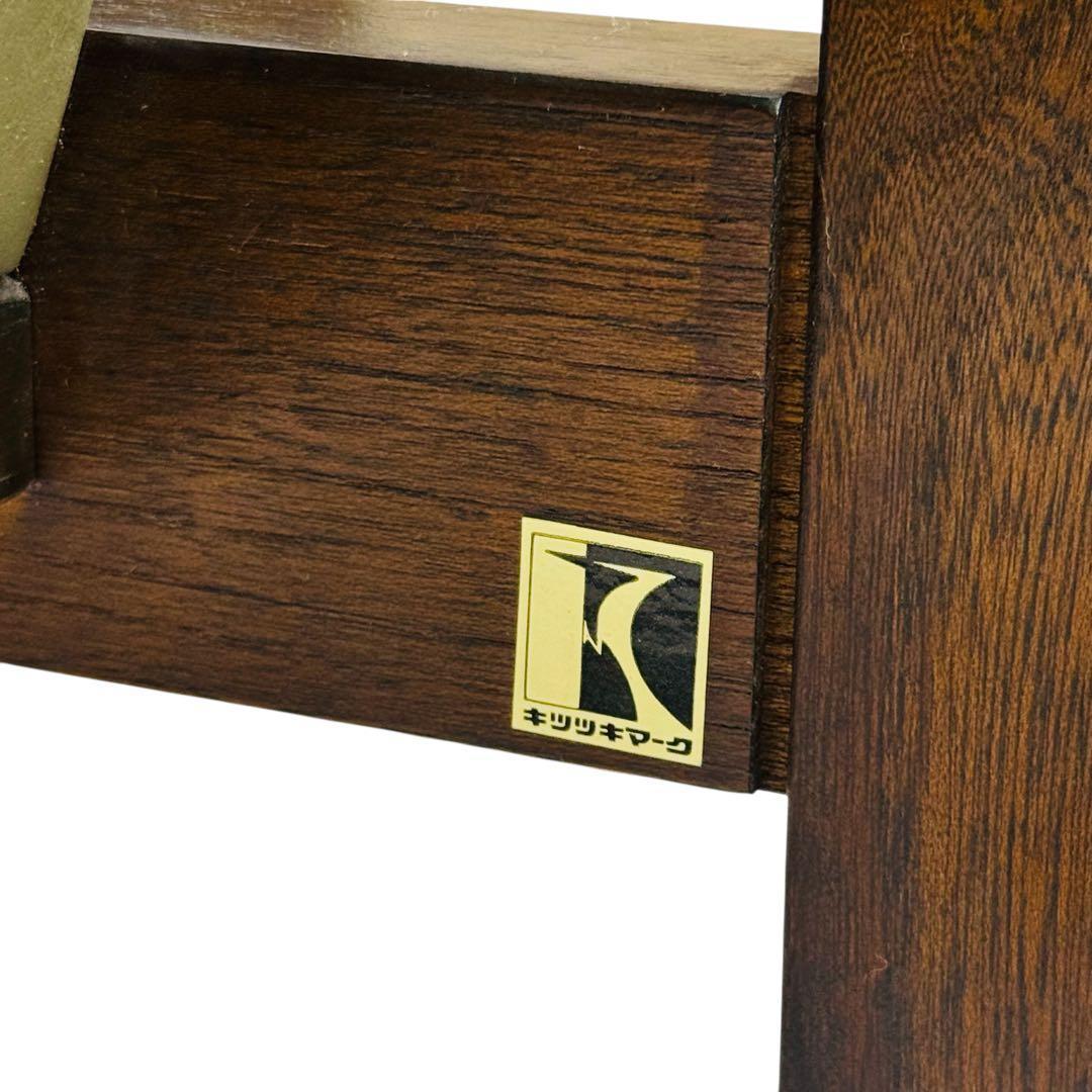 HIDA 飛騨産業 肘付き 椅子 アームチェア 1人掛けソファ 昭和レトロ 2