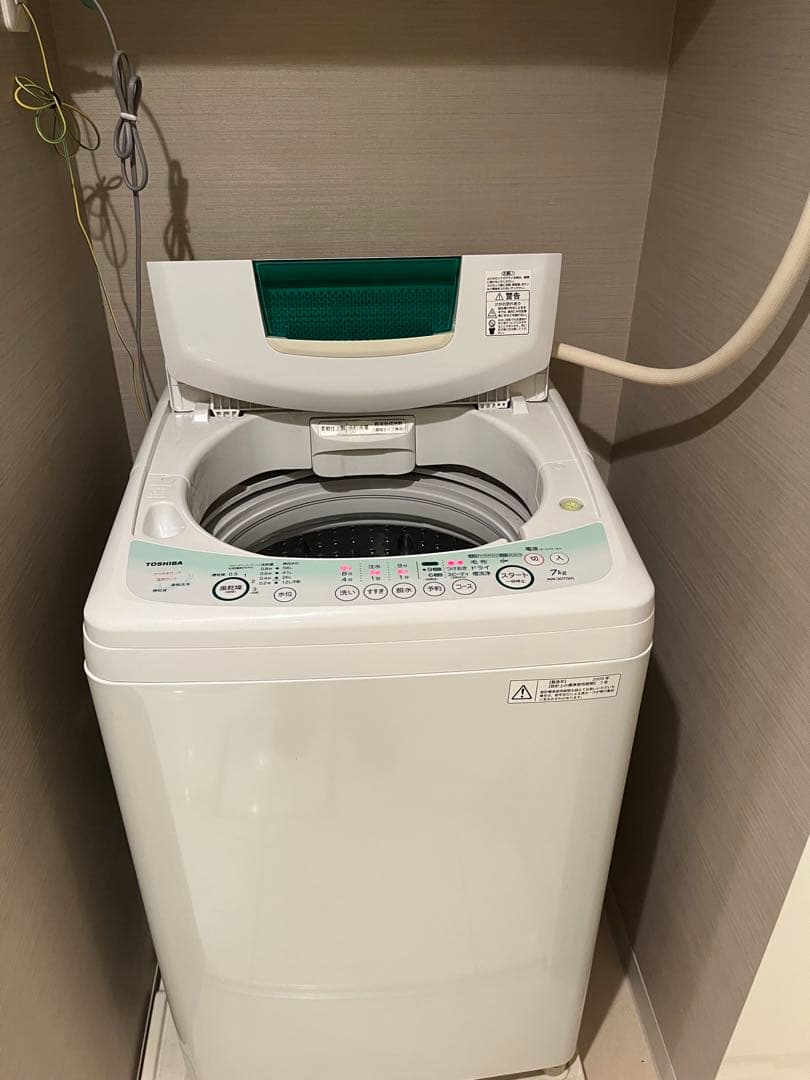 【美品】　風乾燥付　縦型洗濯機　使用回数少TOSHIBA 7kg 動作確認済