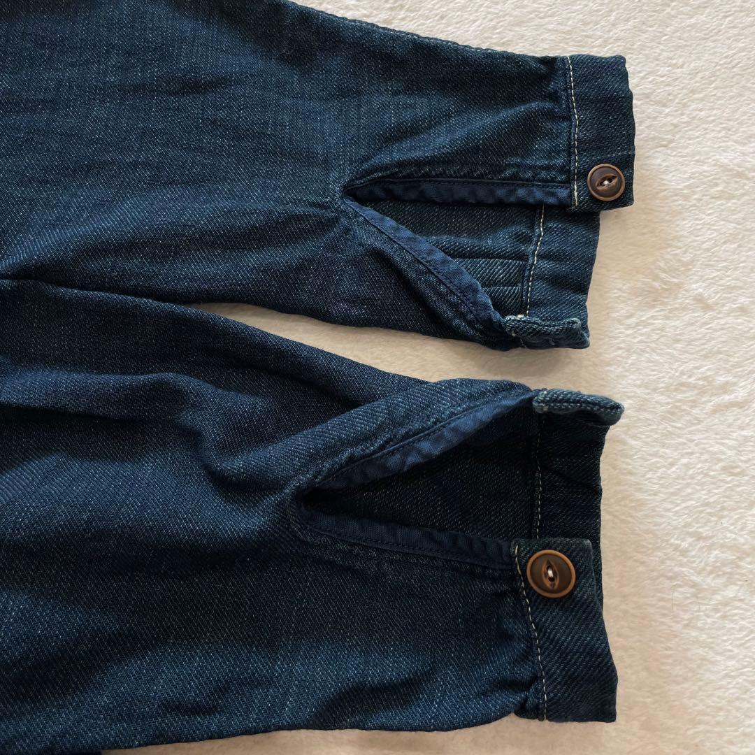 45R インディゴネルの908イージーシャツ　ゴートンくん　カンガルーポケット