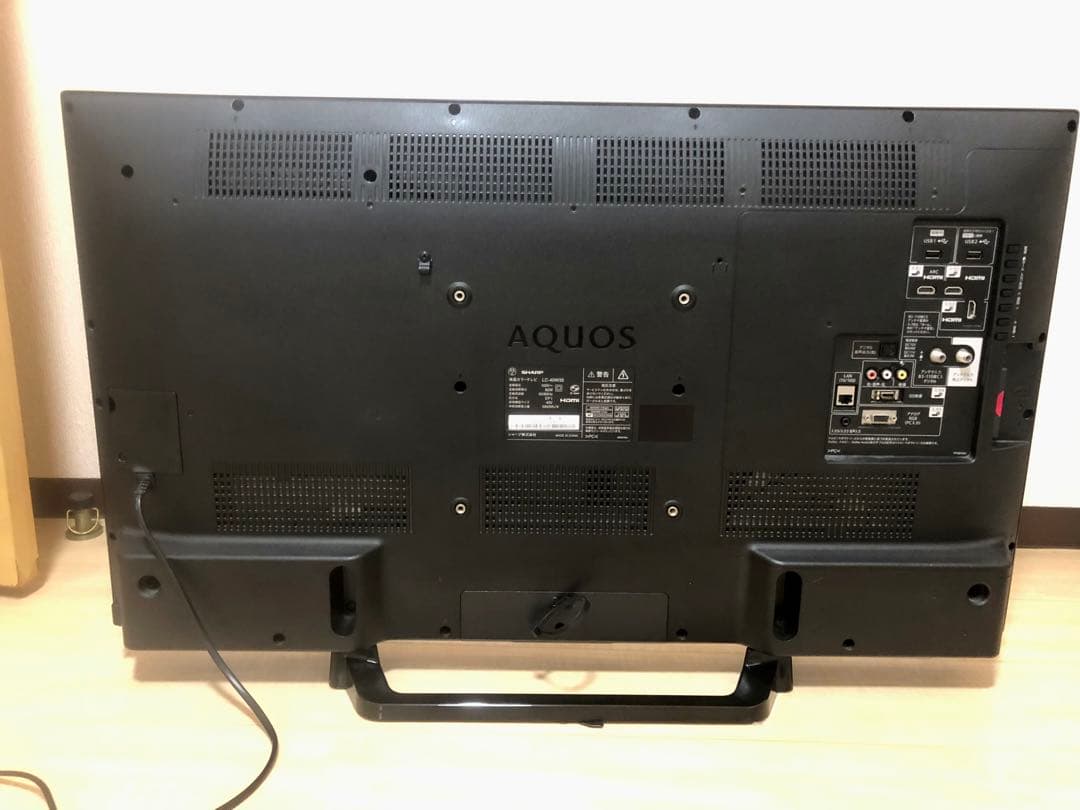 シャープ 40V型液晶テレビ AQUOS LC-40W35 2017年製